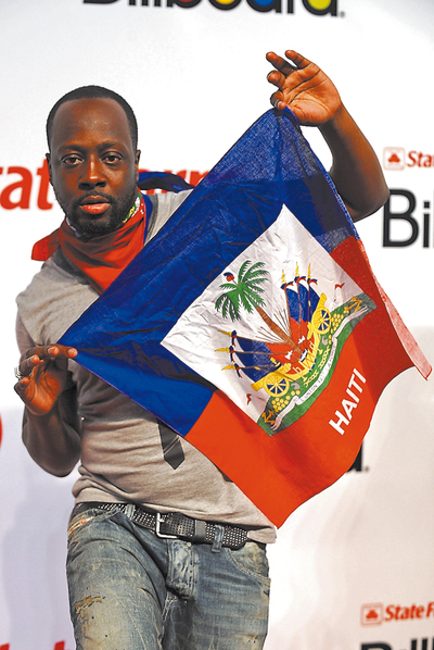  Wyclef Jean, preparado para ser el primer rapero presidente. 