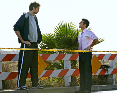 Pau Gasol, durante su participación en la serie  CSI: Miami. 