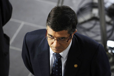 El presidente del Gobierno vasco, Patxi López, en un acto en la Universidad de Mondragón.