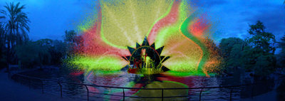 Imagen del espectáculo  Splash,  de Franc Aleu, que se presentará en el lago del parque de la Ciutadella.