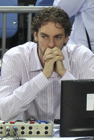 Pau Gasol, durante el partido.