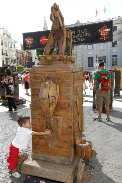 'Caballo de Troya', obra de José Antonio Echevarría.