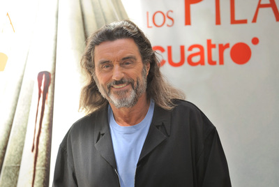 Ian McShane, en la presentación de  Los pilares de la Tierra.  