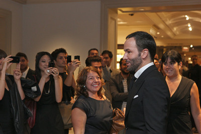 El diseñador estadounidense Tom Ford, el pasado sábado en la Fashion's Night Out de Nueva York.