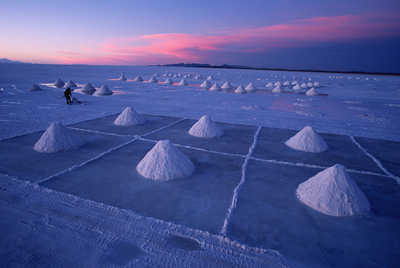  Salar de Uyuni en la región andina de Potosí, al suroeste de Bolivia 