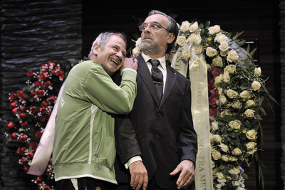 Miquel Gelabert (izquierda) y Pep Ferrer, en 'Rigor mortis'.