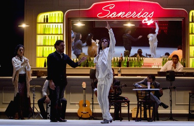 Farruquito, el pasado martes en Sevilla en el estreno de su obra  Sonerías .