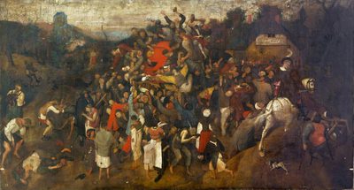  El vino de la fiesta de San Martín,  la pintura de Pieter Bruegel  El Viejo  descubierta por el Museo del Prado.