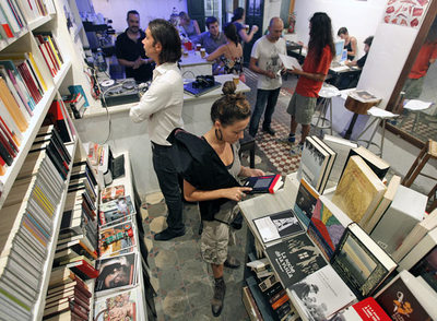 Librería Slaughterhouse en el barrio de Russafa, en Valencia.