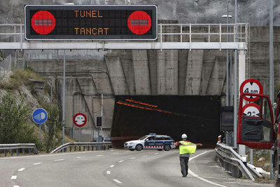 Nueve horas sin el túnel del Bruc