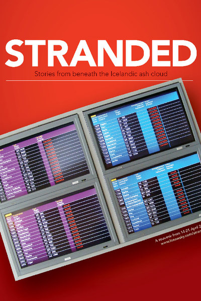 Dos páginas y portada de  Stranded.  
