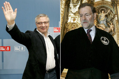 Blanco, de romería socialista; Rajoy, a misa del peregrino por tercera vez