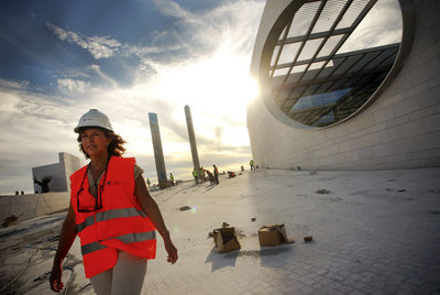 Leonor Beleza, ex ministra de Sanidad de Portugal, en el centro oncológico.