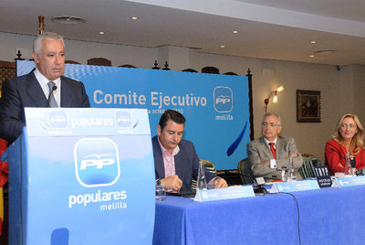 ARENAS PROMETE AYUDAS DE LA JUNTA A MELILLA