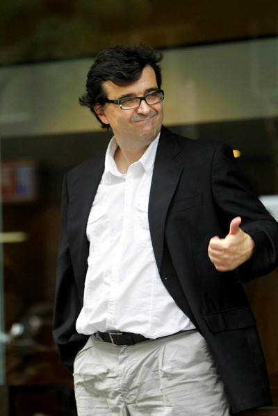 Javier Cercas, retratado ayer en Barcelona.