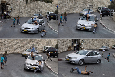 PEDRADAS Y EMBESTIDA EN JERUSALÉN