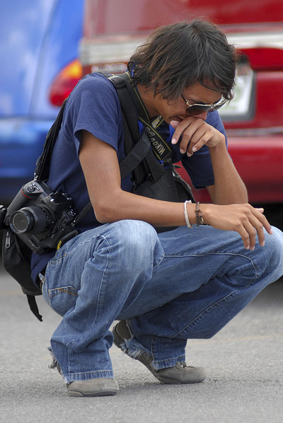 Un fotógrafo del  Diario de Juárez  llora la muerte de su compañero Luis Santiago, asesinado por los narcos.