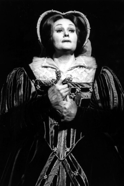 Joan Sutherland, en el Covent Garden londinense, en 1997.