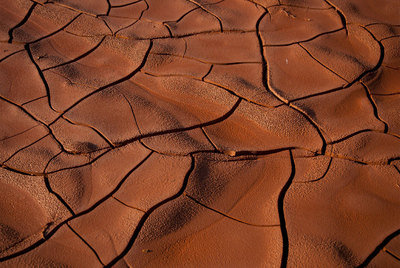 Campo de Devecser (Hungría) cubierto de lodo rojo contaminado.
