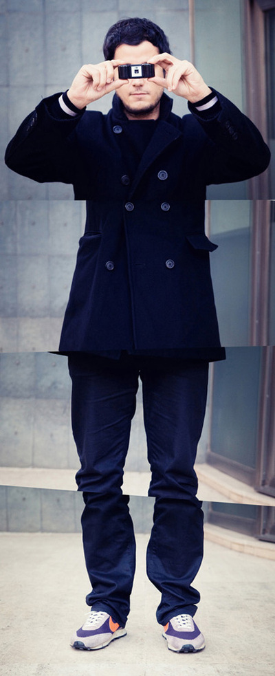 Un usuario con la cámara,  y a la derecha.