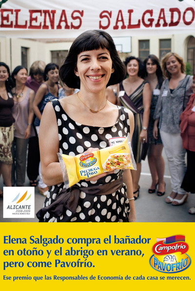 Cartel de la campaña  Elena(s) Salgado. 