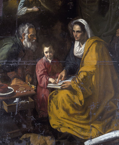  La educación de la Virgen  permaneció en un almacén de Yale durante décadas.