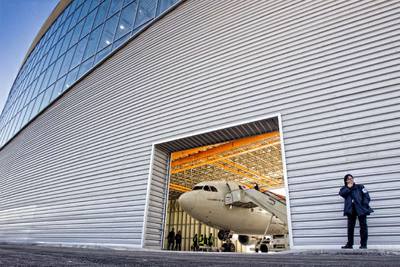 Un hangar para los aviones más grandes del mundo