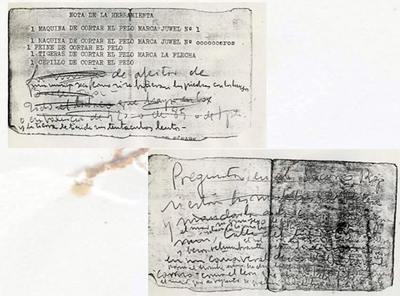 Documentos inéditos presentados en el congreso sobre Miguel Hernández por la profesora de Alicante Carmen Alemany.