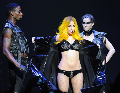 Lady Gaga durante su gira  Monster Ball  en Raleich, Carolina del Norte (EE UU), el pasado mes de septiembre.