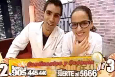 Presentadores del programa  Buenas Noches, Buena Suerte. 