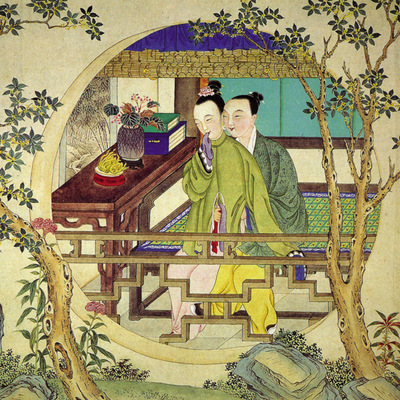 Ilustración del clásico chino, El erudito de las carcajadas. Jin Ping Mei  (Atalanta), que incluye los grabados originales y otros posteriores en color.