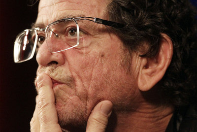 Lou Reed en abril durante el estreno de  Red Shirley,  su primer documental como director de cine.