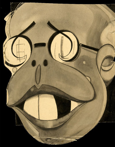 Caricatura de Azaña publicada en  Nuevo Mundo  en 1932.