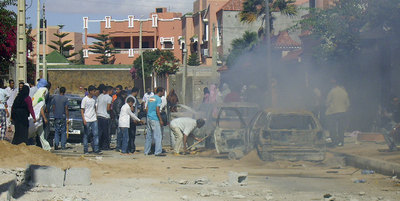 Imagen de una calle de El Aaiún tras los enfrentamientos entre marroquíes y saharauis del pasado lunes.