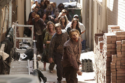 Fotograma de  The walking dead,  serie emitida en el canal Fox.