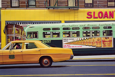  Sloan's,  cuadro del pintor hiperrealista estadounidense Richard Estes.