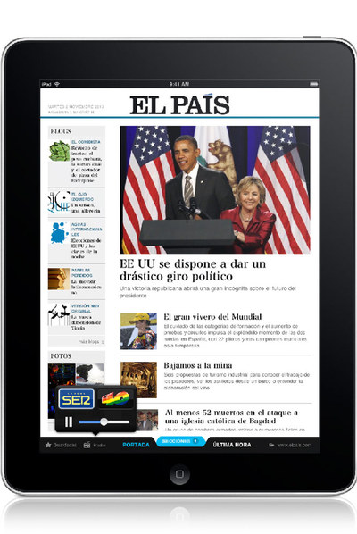 EL PAÍS se multiplica en el iPad