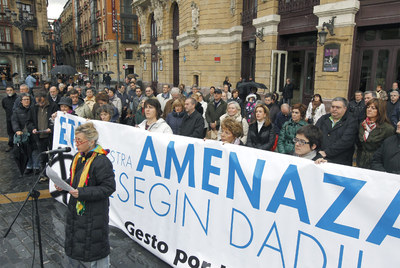 "ETA sigue ahí", recuerda Gesto por la Paz en Bilbao
