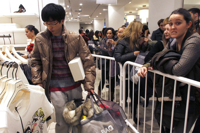 Cita de 'fashionistas' en la Gran Vía