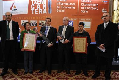 Lantegi Batuak y Gureak, premios Txemi Cantera