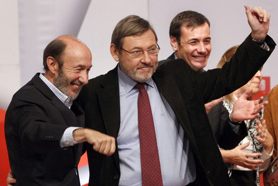 Rubalcaba y Gómez firman una paz con "morbillo"