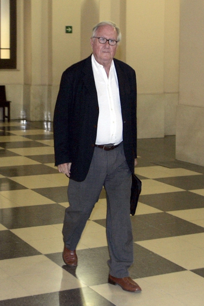 Enric Roig, cuando fue a declarar al juzgado