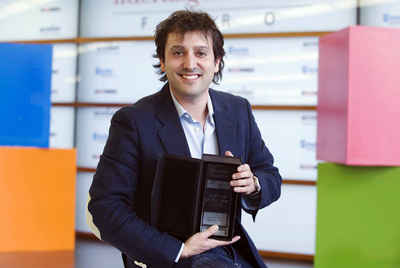 Xabier Uribe-Etxebarria, ayer en Bilbao.