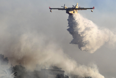 El fuego se extiende imparable en Israel