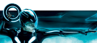 Una imagen de la película  Tron: Legacy.  