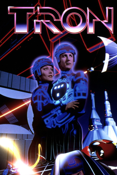 Un fotograma de  Tron,   la película de 1982. 