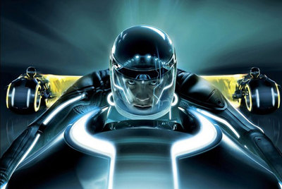 Fotograma de  Tron: Legacy. 