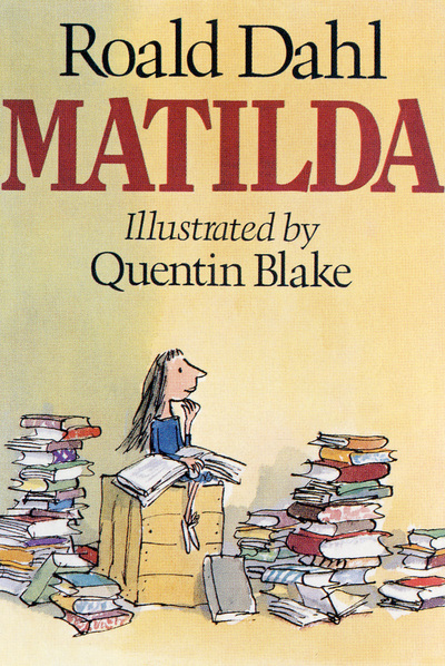 Portada de  Matilda , de Roald Dahl, en edición de Jonathan Cape.