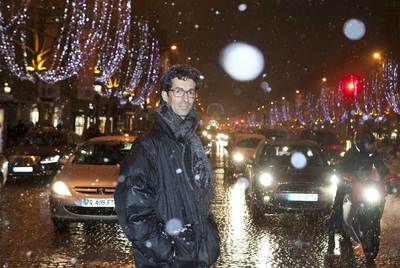 José Carlos Martínez, ayer en el centro de París.
