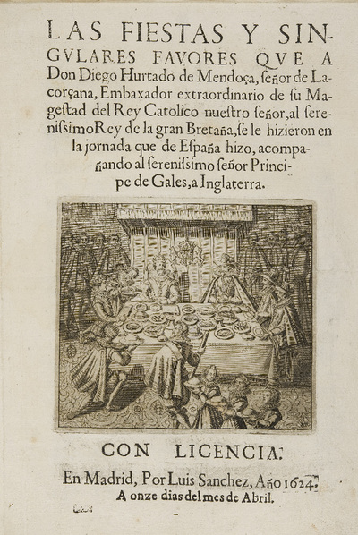 Original sobre agasajos al príncipe de Gales (1624) de la BNE